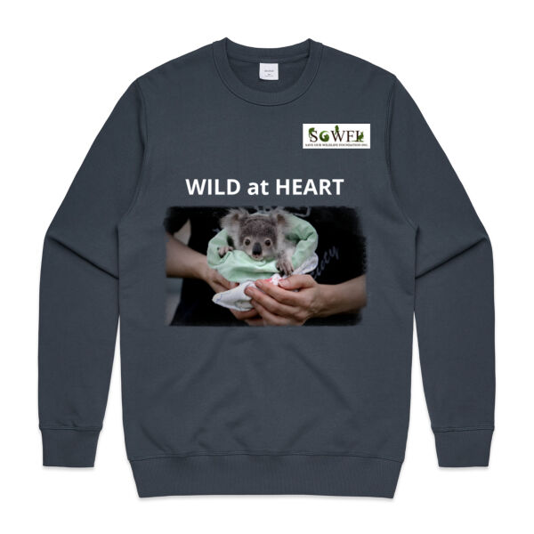 men's premium sweatshirt - WILD at HEART Thumbnail