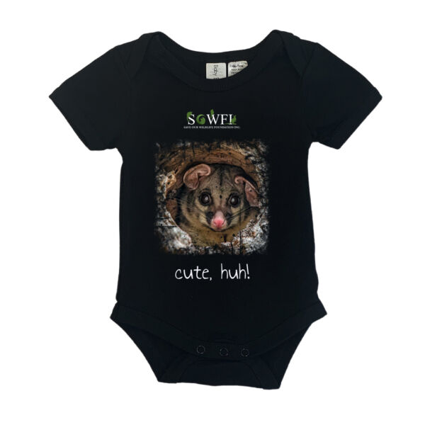 kids onesie - possum cute, huh! Thumbnail